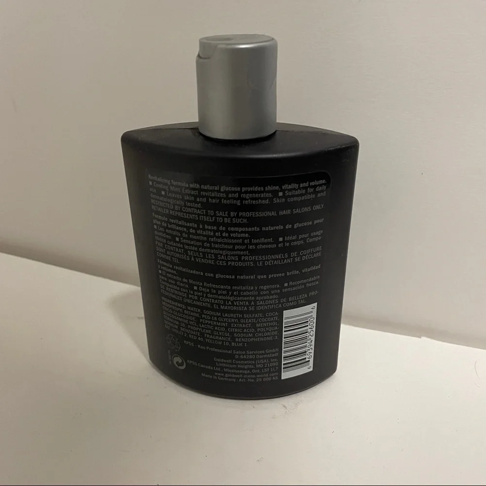 Goldwell for Men Refreshing Gel Shampoo Hair and Body